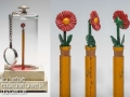 Red Sunflower Crayon Carving