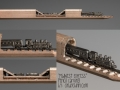 Train Pencil Carving by Cindy Chinn - Midwest Express