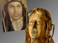 Wood Carving Portrait by Cindy Chinn