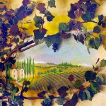 wine country mural
