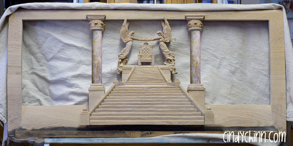 hand carved church pew 03 140205