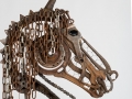 Horse Head Barnyard Portrait Metal Art