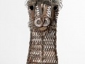 Llama Barnyard Portrait Metal Art