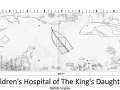CHKD hospital mural by Cindy Chinn - Sketch