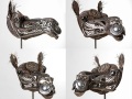 Scrap Metal Art Camel Portrait