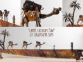Scrap Metal Art Camel Saw Large