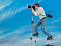 journey of the photographer painting by Cindy Chinn