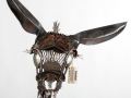 Donkey Head sculpture  Metal Art by Cindy Chinn