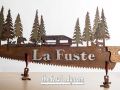 La Fuste metal art sign by Cindy Chinn