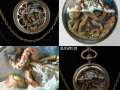 My "Captain Nemo" mini sculpture in a pocket watch