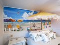 Beach theme Mural for kids rooms - Girl's Room, complete