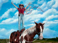 Journey of the Horse Trainer Painting by Cindy Chinn
