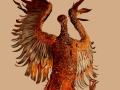 Phoenix Metal Sculpture - Flame on!