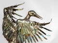 Sandhill-Crane-Metal-Sculpture-Cutlery_07