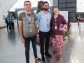 Cindy Chinn with organizers of Souq Waqif Art Center Show