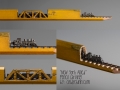 Train Pencil Carving by Cindy Chinn - New York Allied
