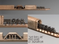 Train Pencil Carving by Cindy Chinn - Three Rivers Line