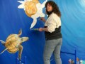 Underwater Ceiling Mural - 08 - Painting Turtles