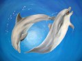 Underwater Ceiling Mural - 14 - Dolphins