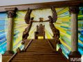 Wood Carving Custom Church pew by Cindy Chinn
