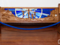 Wood Carving Custom Church pew by Cindy Chinn