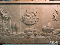 Wood Carving Custom Buffet Panel by Cindy Chinn