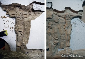 carved pew - criminals