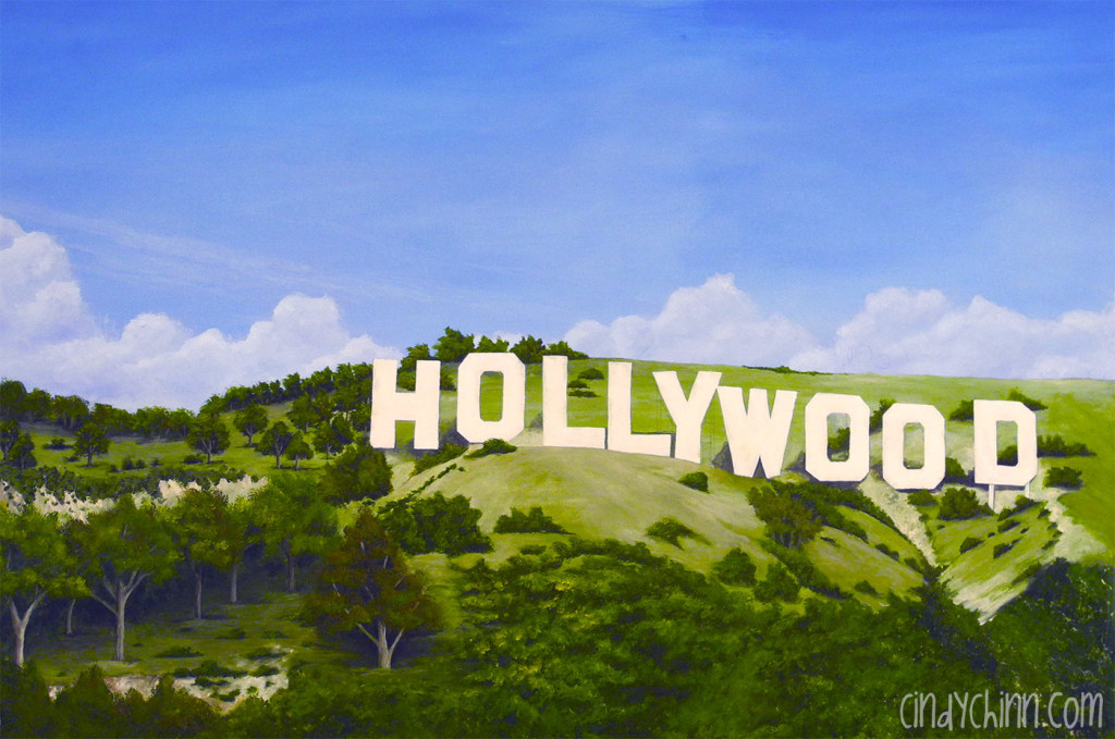 Hollywood Sign Mural