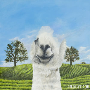 Alpaca painting - progress 03
