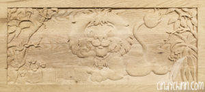 carved toy box Leo 10