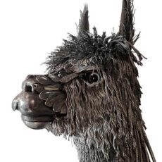 Suri Alpaca Scrap Metal Sculpture / Work in Progress Suri Alpaca Scrap Metal Sculpture / Work in Progress