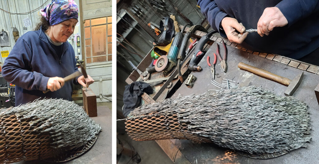 251222 Cindy chinn alpaca sculpure neck progress 01