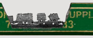 big top train pencil carving by Cindy Chinn 06